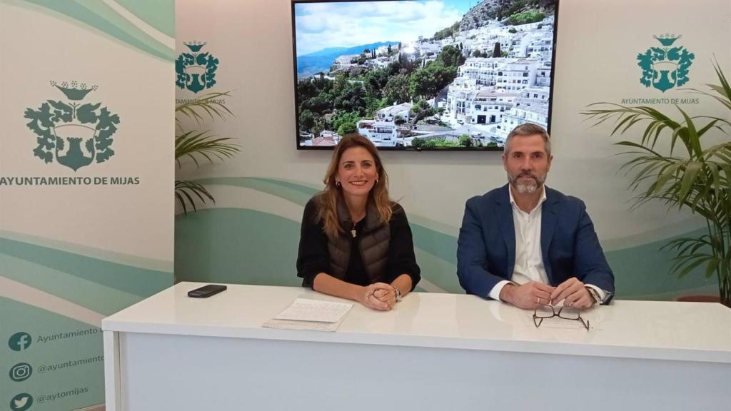 Ana Mata y Juan Carlos Maldonado en la presentación.