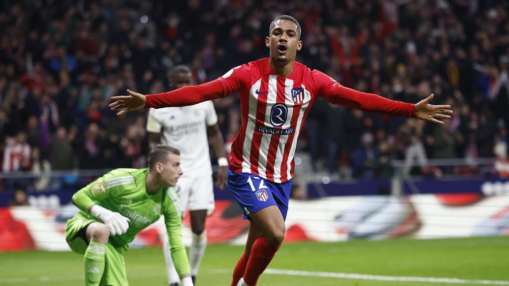 Samu Lino celebra el 1-0