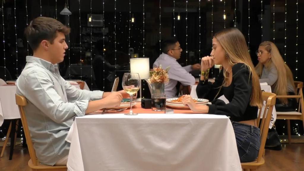 Nacho y María en ‘First Dates’.