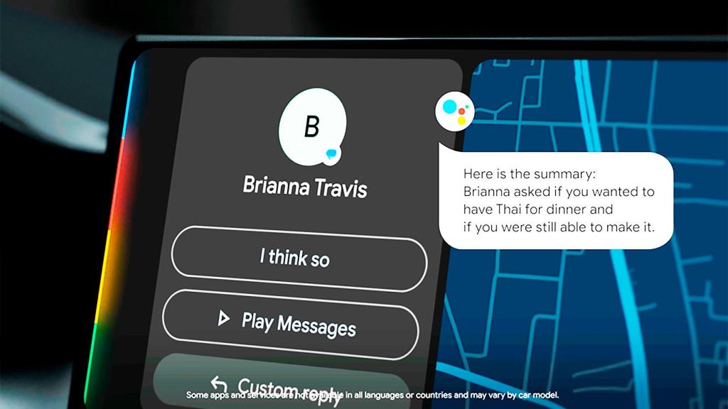 Android Auto recibe novedades relacionadas con la inteligencia artificial generativa