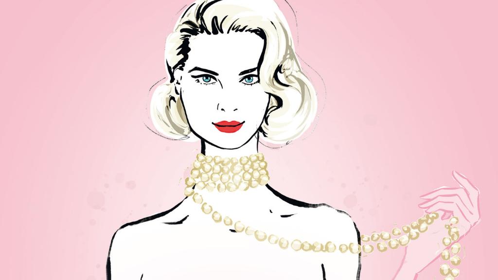 Grace Kelly ilustrada.