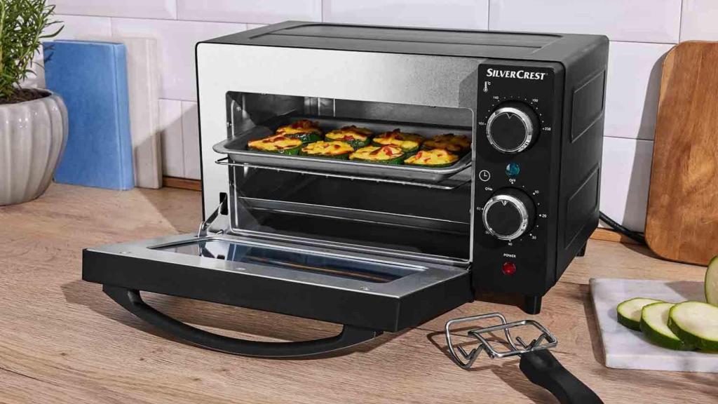 Horno eléctrico con grill 800 W de Lidl.