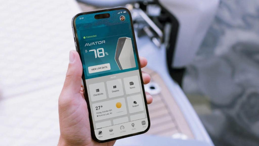 La app de Avator permite controlar la velocidad y autonomía del motor en todo momento