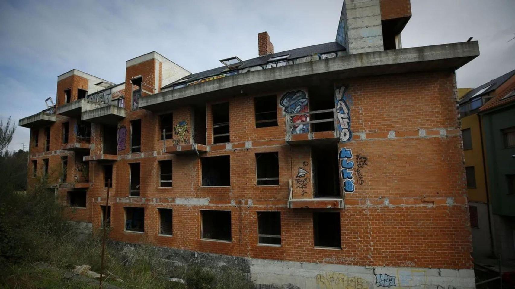 Edificio okupa de O Martinete en A Coruña.