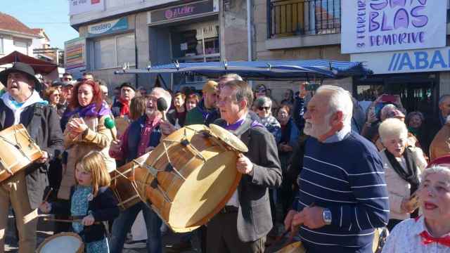 Abel Caballero en la celebración de San Blas 2023.