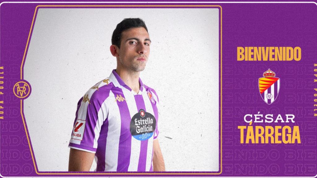 César Tárrega, el primer fichaje del Pucela en este mercado invernal