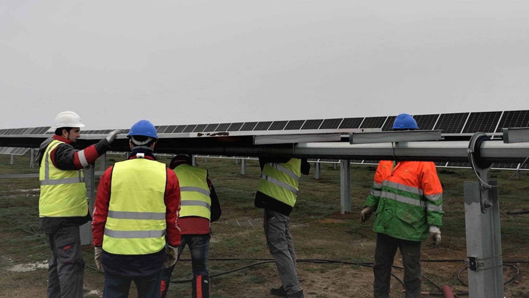 Alumnos del proyecto de formación de Iberdrola en la montaña palentina.