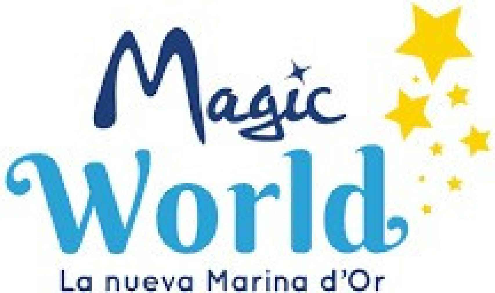 Logo de Magic World. MW