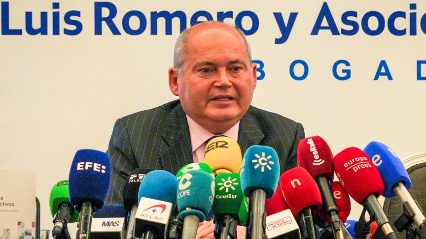 El abogado Luis Romero ofreció esta semana una rueda de prensa