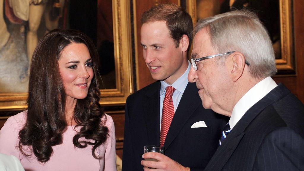 Kate Middleton, Guillermo de Inglaterra y Constantino de Grecia en una imagen de archivo.