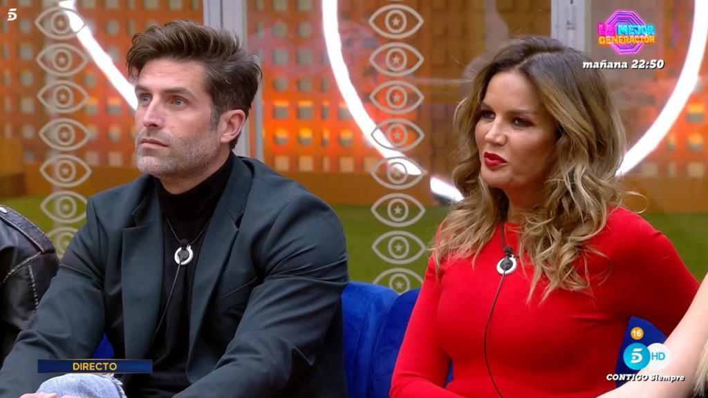 Efrén Reyero y Marta López en 'GH DÚO'.