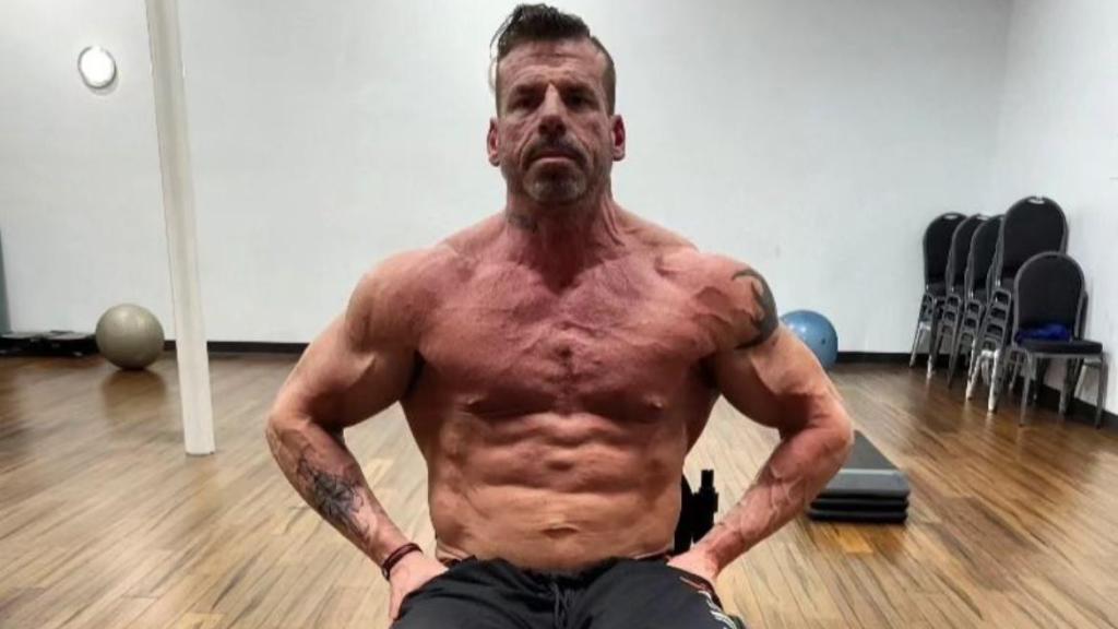 Chad McCrary durante una competición.