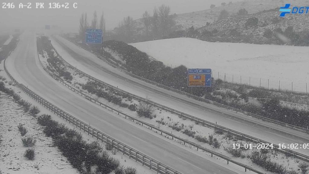 A-2 en Castilla-La Mancha. Foto: DGT.