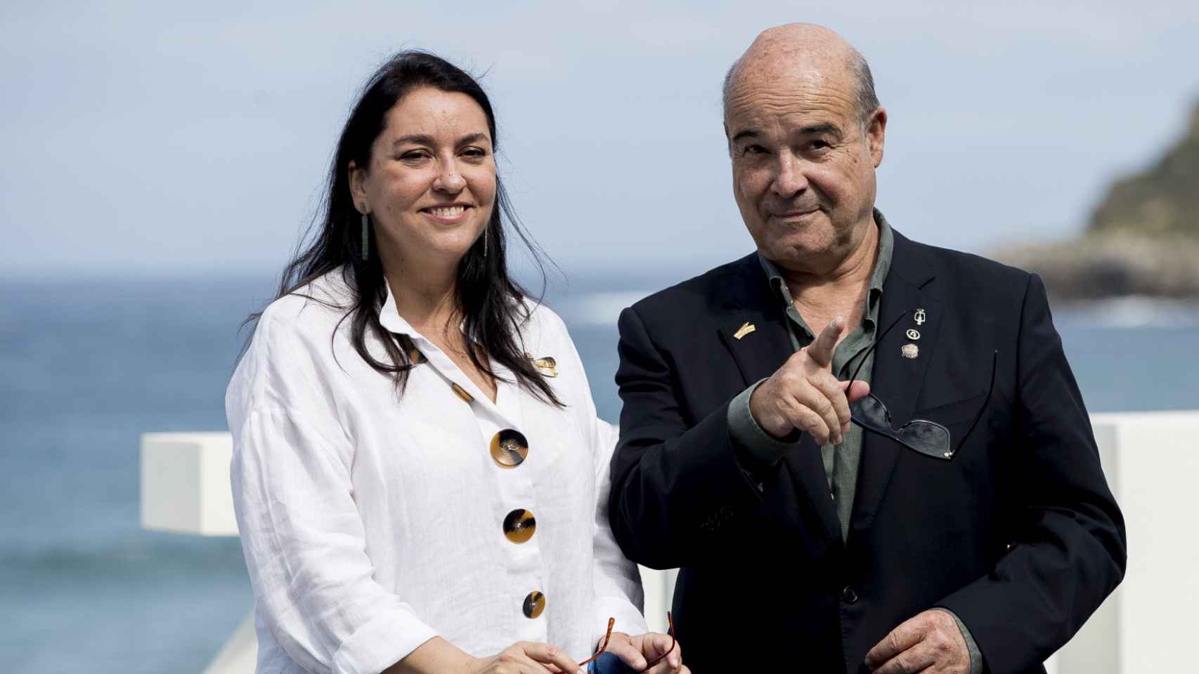 Antonio Resines y su mujer, Ana Pérez-Lorente, en septiembre de 2019.