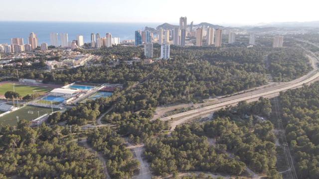 Panorámica de Benidorm, Alicante.