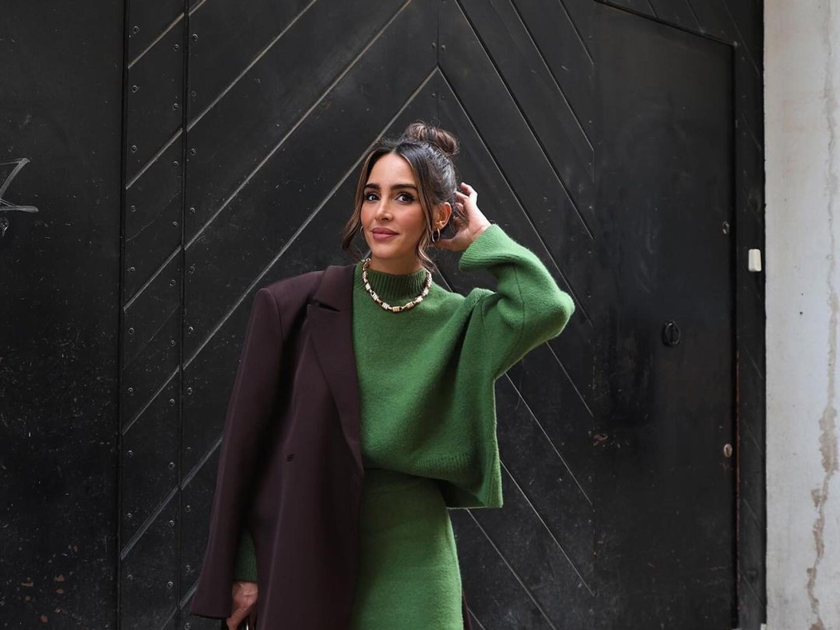 Rocío Osorno tiene el conjunto verde que te salvará de cualquier apuro: de  Zara y las dos prendas por 50 euros