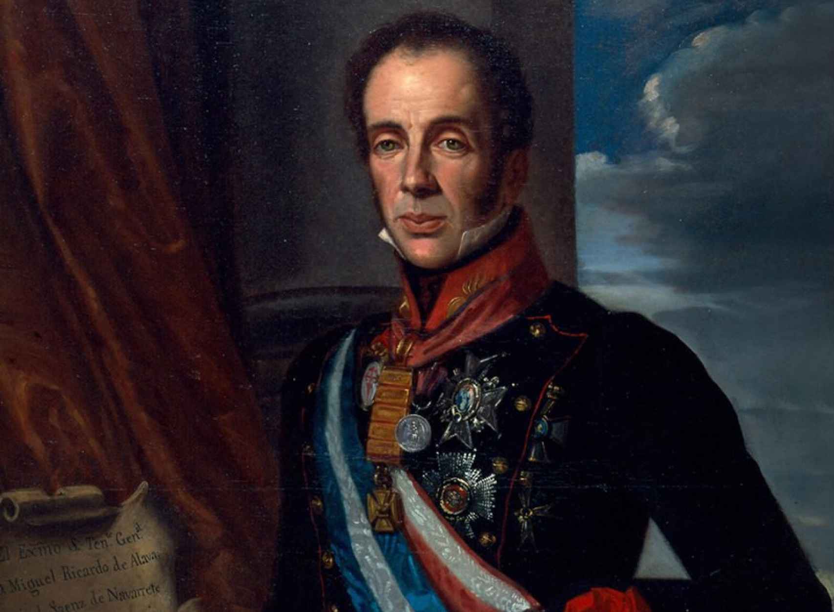 Retrato de Ricardo de Álava de autor desconocido.