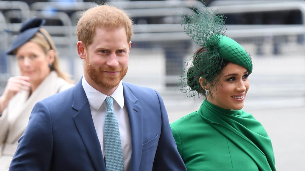 Los duques de Sussex en uno de sus últimos actos como miembros activos de la Corona.