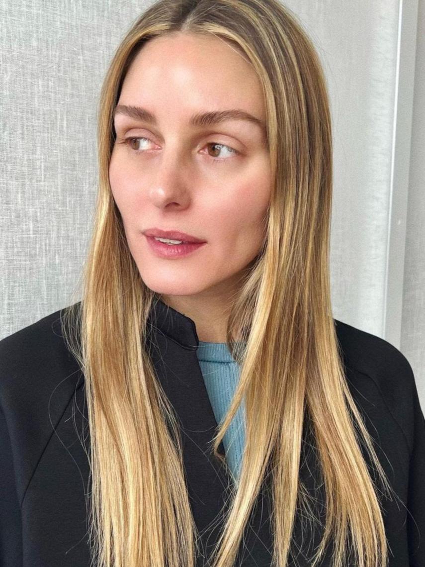 Olivia Palermo luciendo unas mechas 'face framing'.