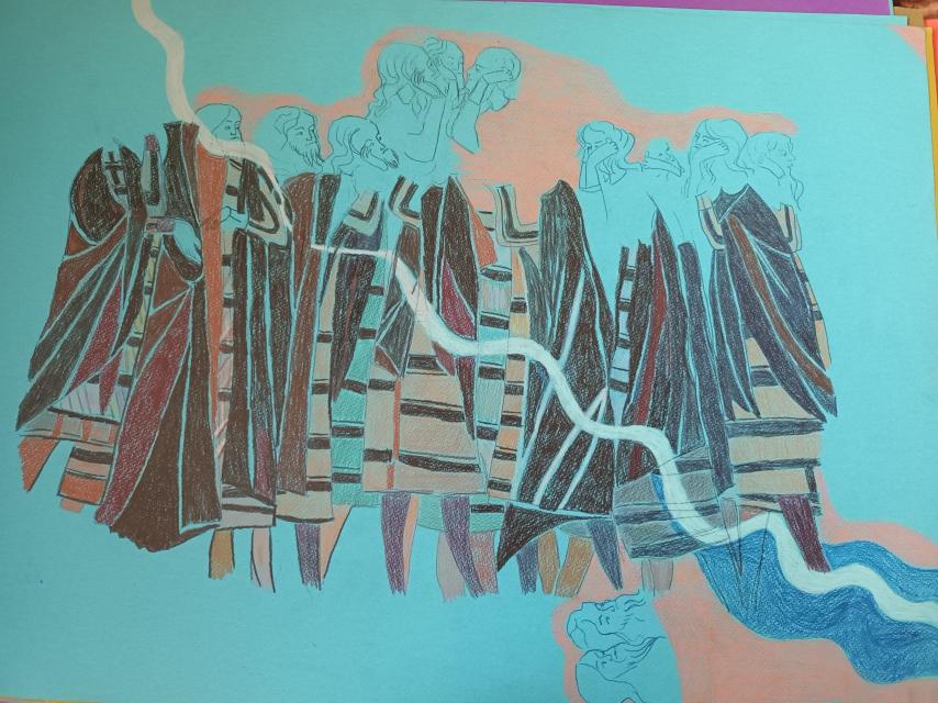 Uno de los dibujos de Teresa Lanceta