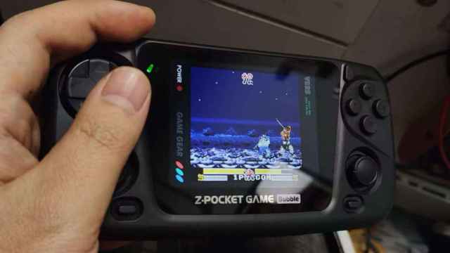 La consola Z-Pocket Game Bubble