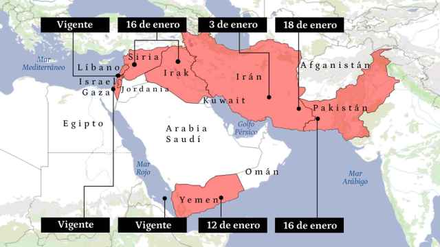 Conflictos bélicos y ataques violentos en Oriente Medio en enero de 2024