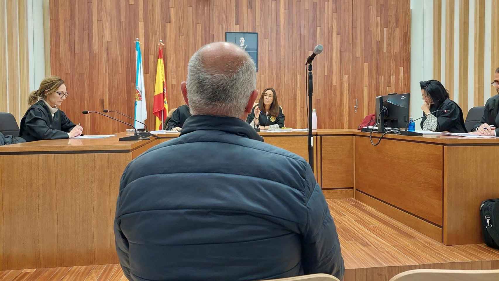 Imagen del acusado en el juicio en una foto de archivo.