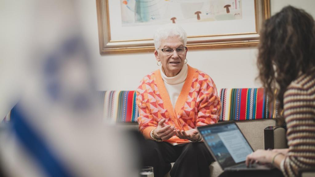 La embajadora de Israel en España Rodica Radian-Gordon durante su entrevista con El Español.  La embajadora de Israel en España Rodica Radian-Gordon durante su entrevista con EL ESPAÑOL.