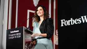 Isabel Díaz Ayuso en el evento de 'Forbes'.