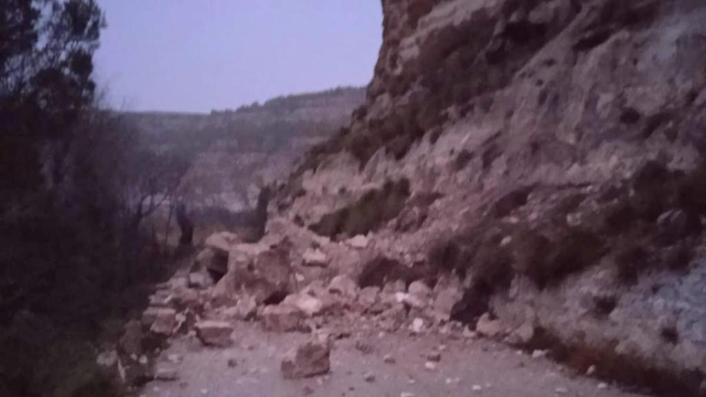 Imagen del desprendimiento.