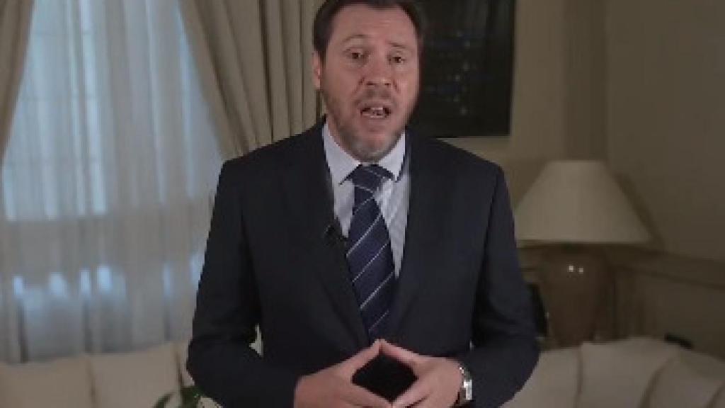 Óscar Puente en un vídeo publicado en su cuenta de 'X'