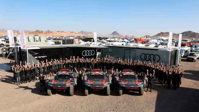 El equipo de Audi en el Dakar 2024