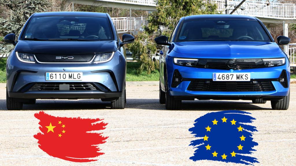 Comparamos el BYD Dolphin chino con el Opel Astra europeo.