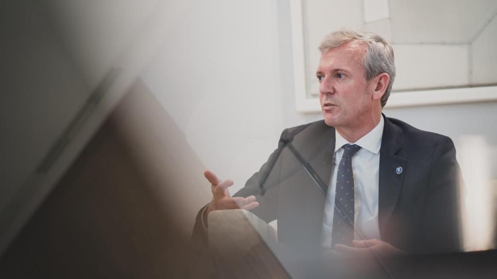 Un momento de la entrevista de Rueda con EL ESPAÑOL.