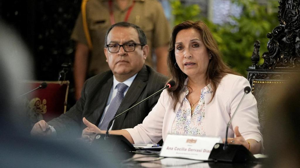 Dina Boluarte, presidenta de Perú, en una imagen de archivo.