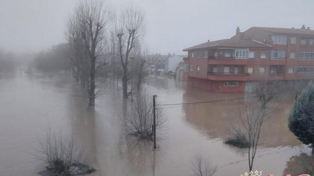 Inundaciones en Viana de Cega