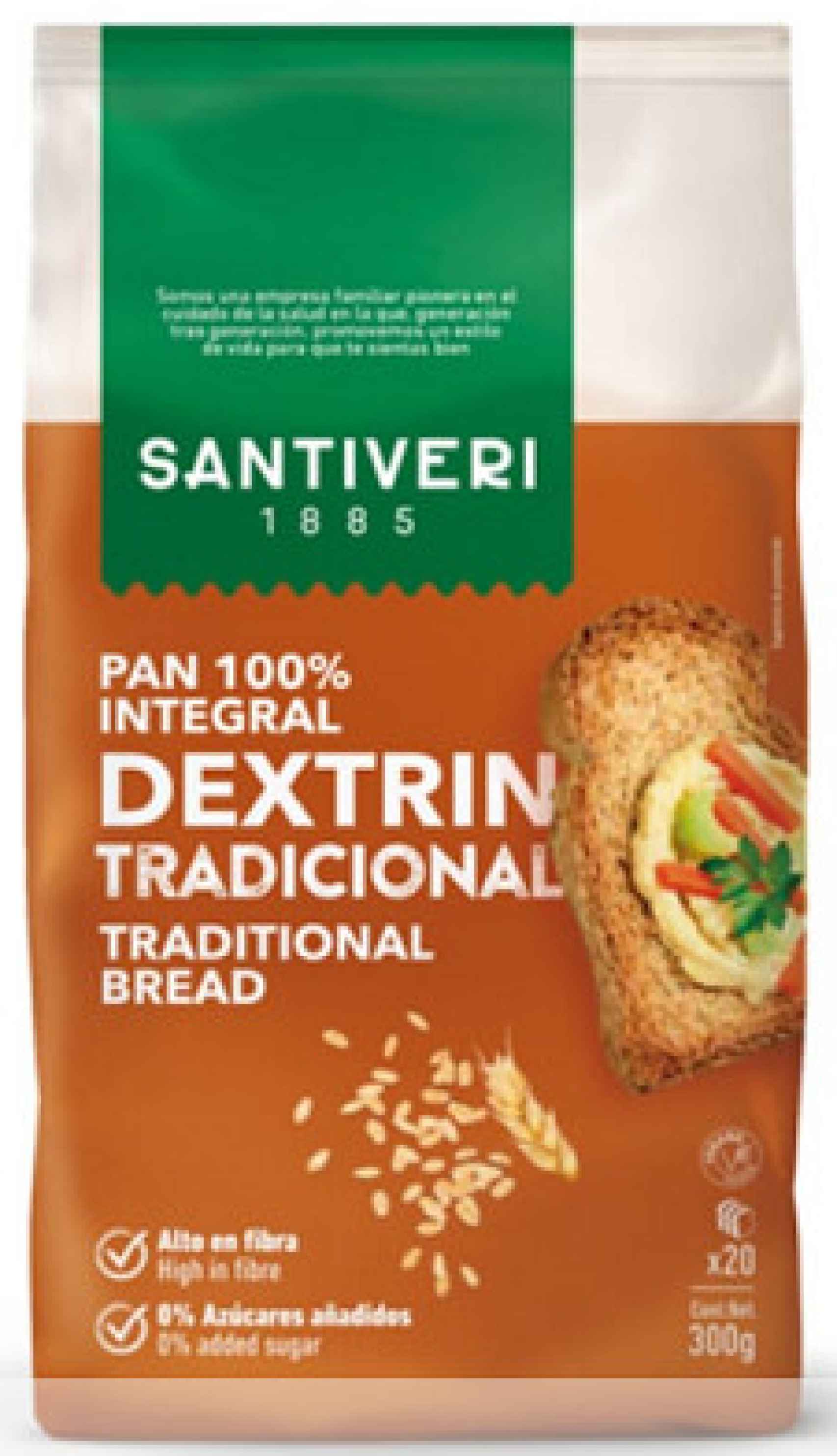 El pan de la marca Santiveri afectado.