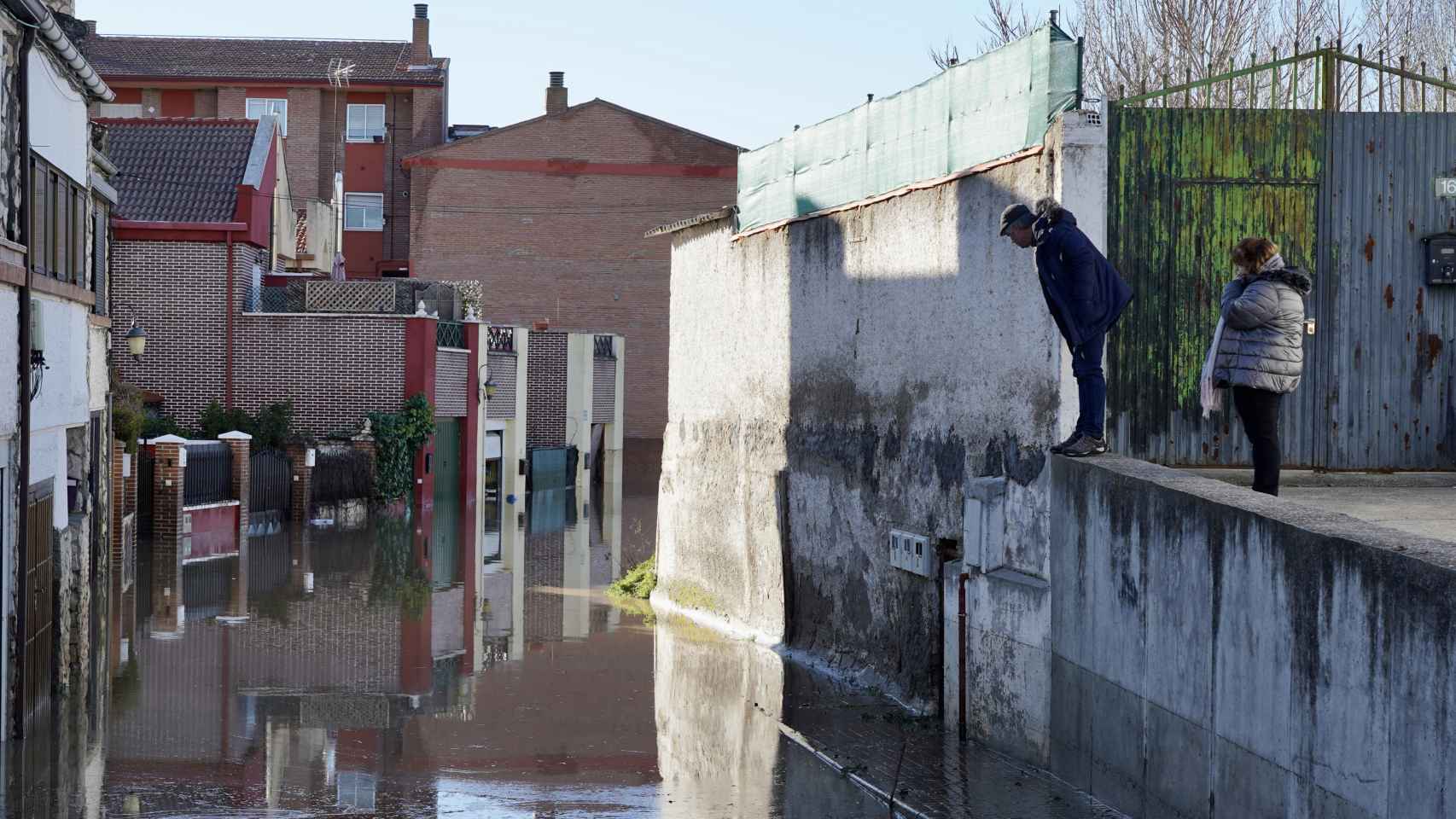 Inundaciones en Viana de Cega