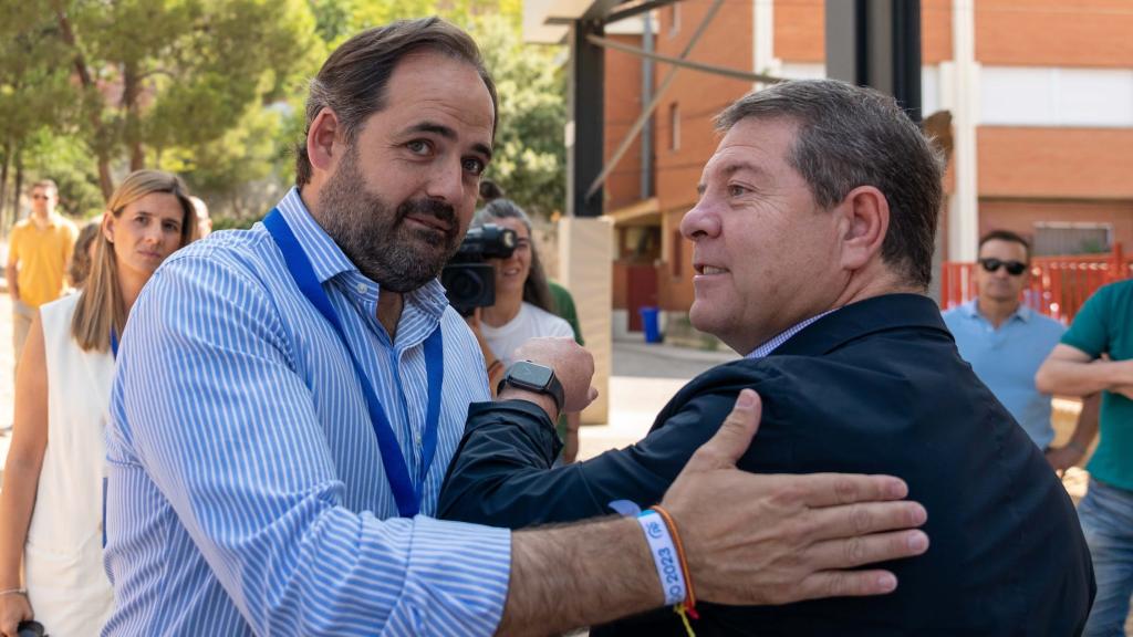 Paco Núñez y Emiliano García-Page, en una imagen de archivo