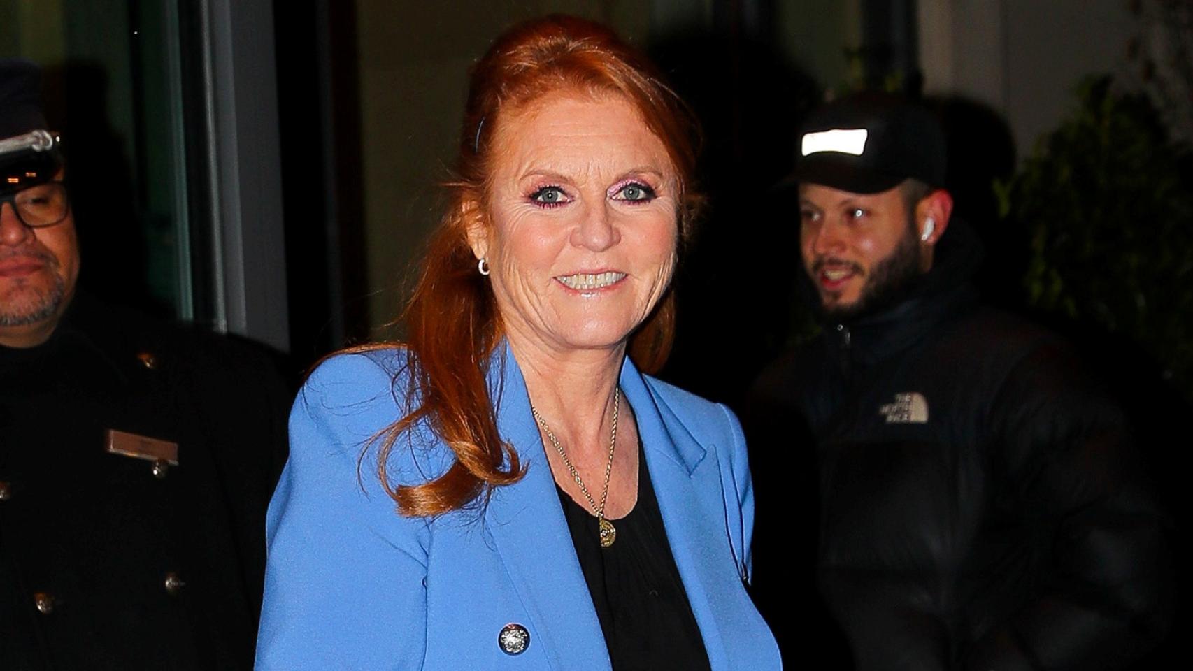 Sarah Ferguson en una de sus últimas apariciones.