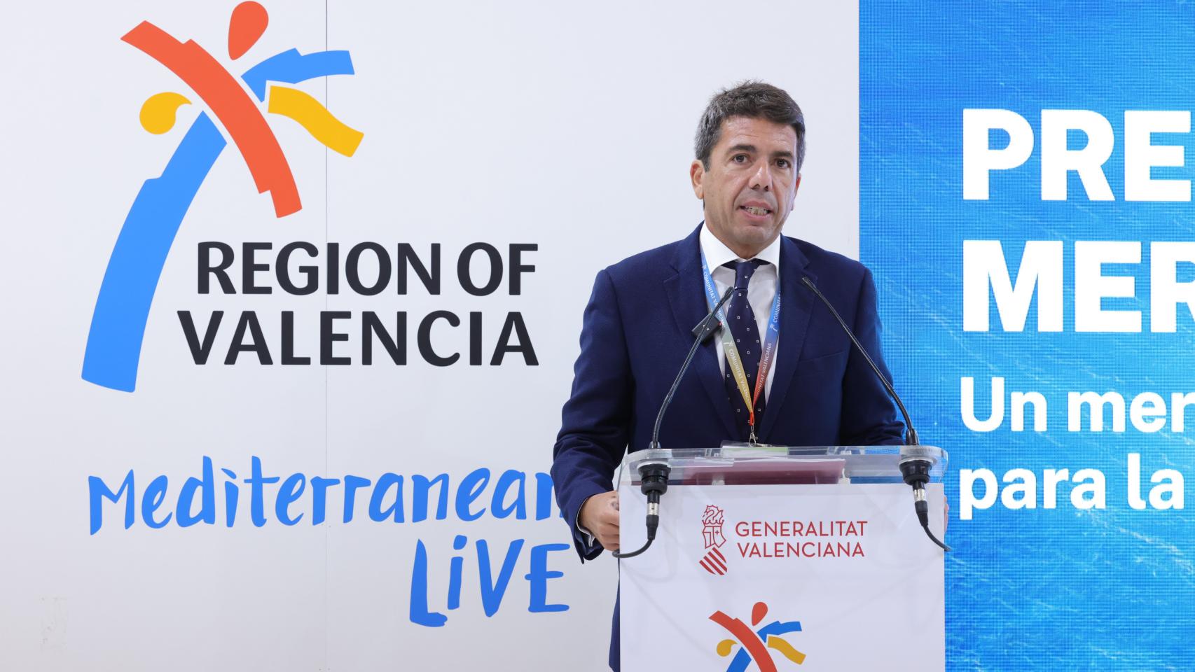 El presidente de la Comunitat Valenciana, Carlos Mazón.