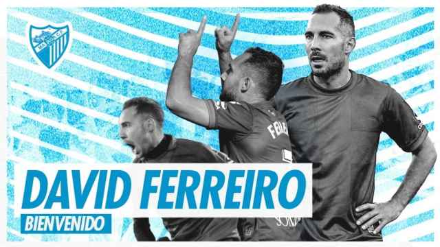 El Málaga CF refuerza la banda con el fichaje de David Ferreiro.