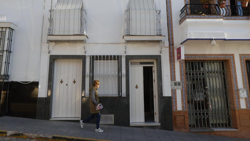 Vivienda en Montellano donde han detenido al menor sirio.