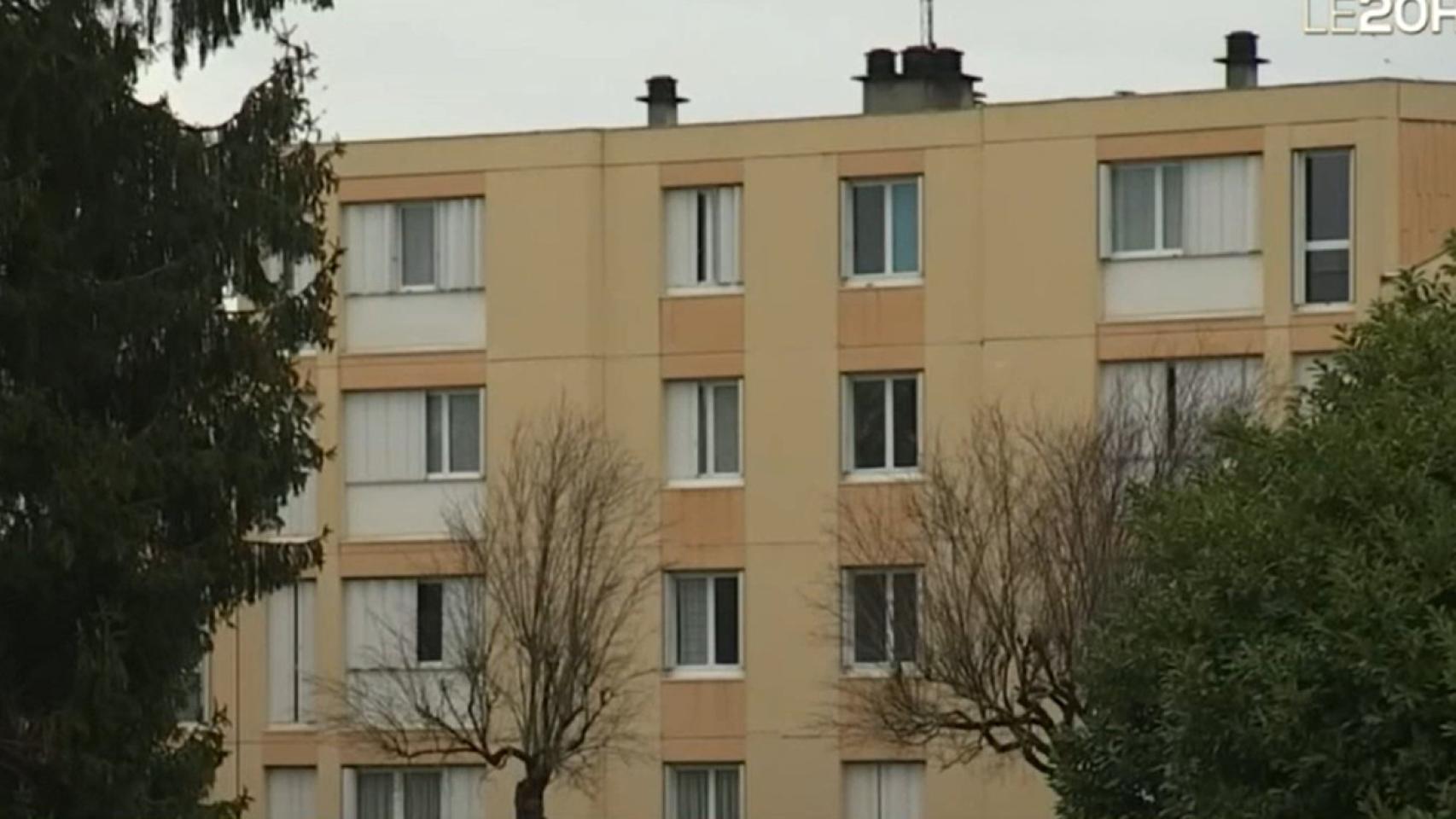 El bloque de edificios donde vivía el niño en la localidad francesa de Nersac.