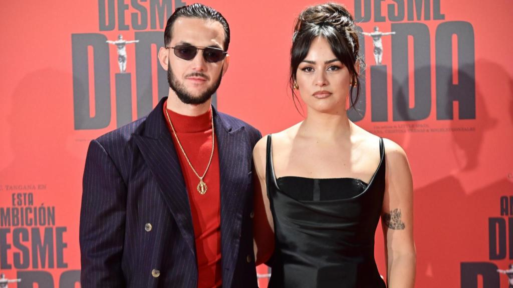 C. Tangana y su novia, Rocío Aguirre, en octubre de 2023.