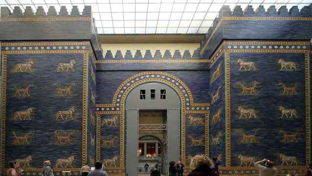 Puerta de Ishtar en el Museo de Pérgamo en Berlín