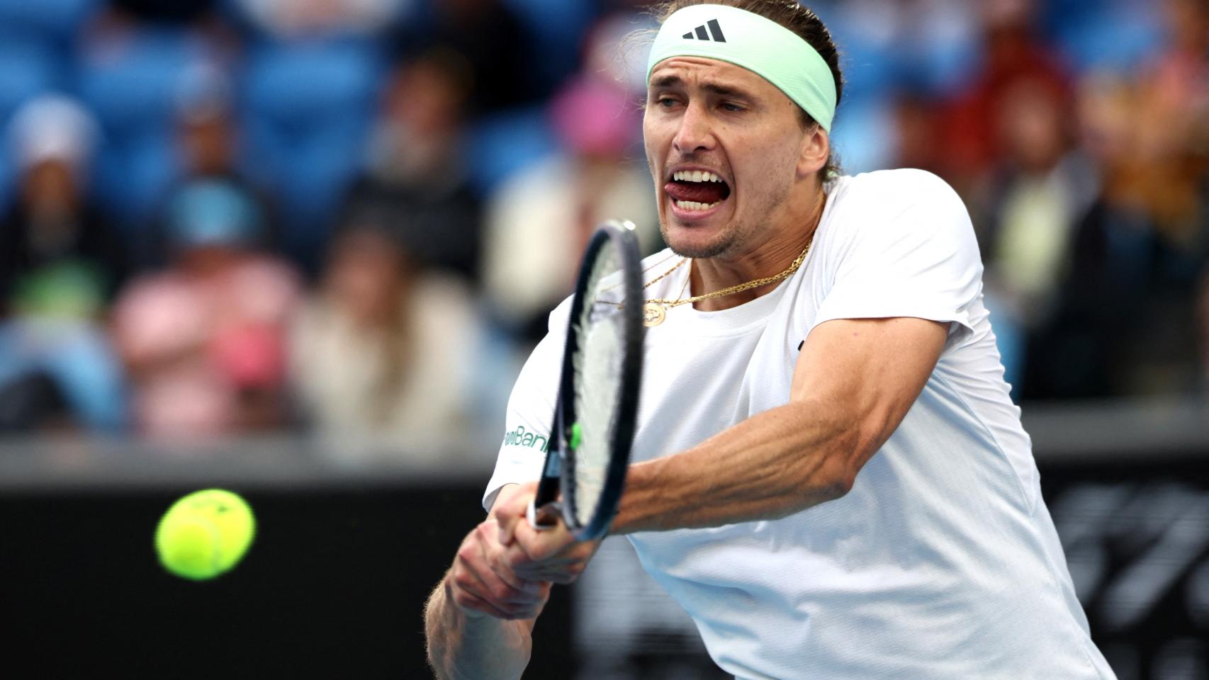 Alexander Zverev, durante el Open de Australia