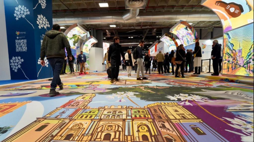 Stand de Málaga en Fitur 2023.