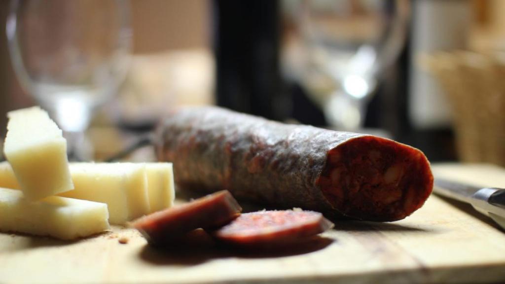 Queso y chorizo zamorano