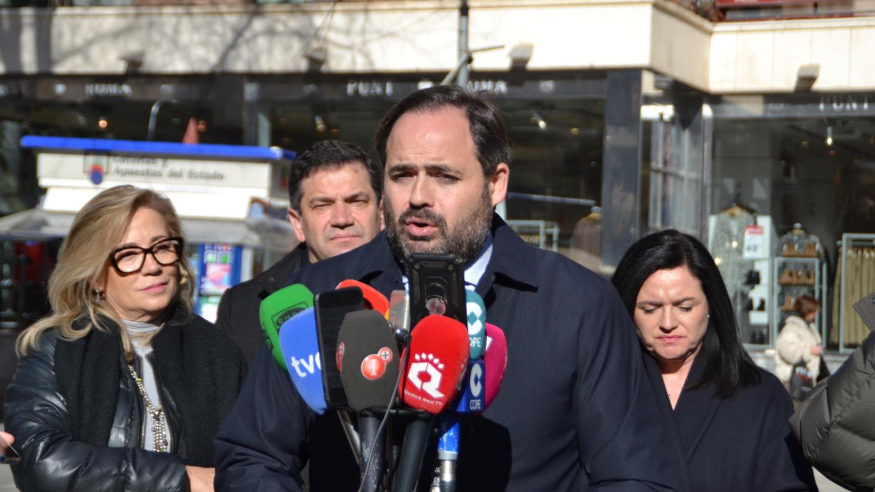 Paco Núñez en Ciudad Real. Foto: PP CLM.